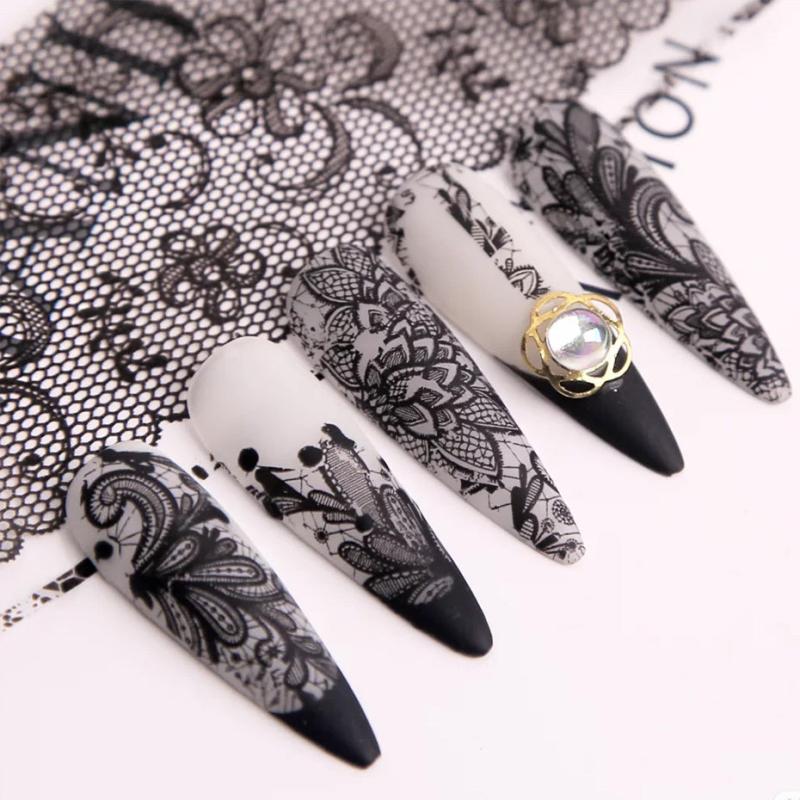 Nail Art Foil Set Transfer Decal DIY Decoration 10 Sheets Set