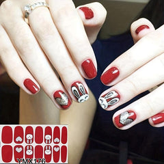 Long Lasting Nail Polish Strips Easy to Apply Nail Wraps for Women