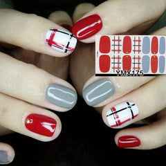 Long Lasting Nail Polish Strips Easy to Apply Nail Wraps for Women