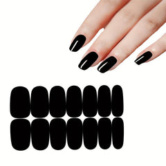 Full Nail Wraps Real Nail Polish Strips with File for DIY Nails Art