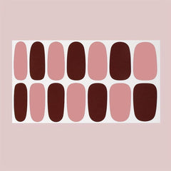 Full Nail Wraps Real Nail Polish Strips with File for DIY Nails Art
