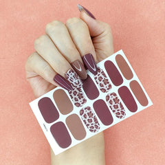 Glitter Gradient Nail Stickers Self Adhesive Nail Decals for DIY Nail Art