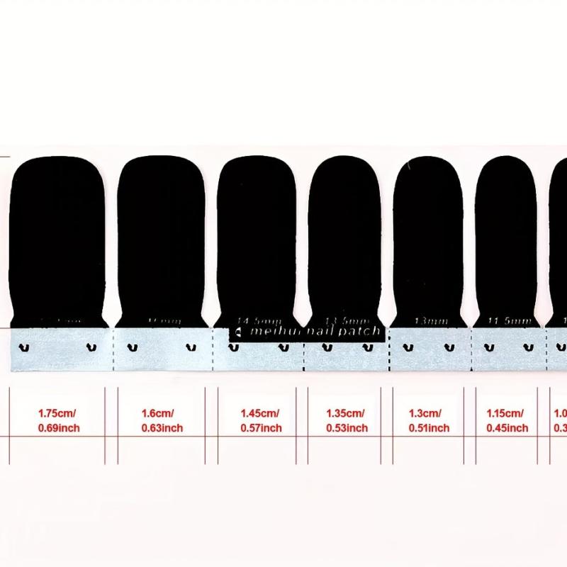 Full Cover Nail Wraps Self Adhesive Manicure Stickers