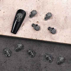 10pcs Halloween Nail Art Rhinestone Charms 3D Nail Gem Accessories