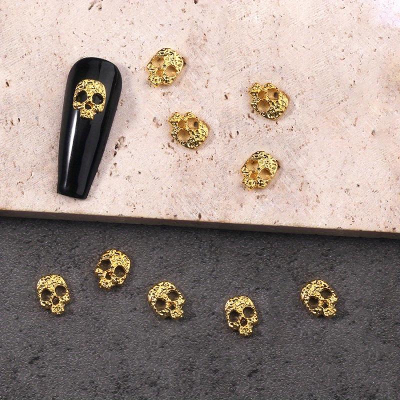 10pcs Halloween Nail Art Rhinestone Charms 3D Nail Gem Accessories