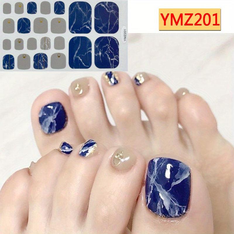 Leopard Print Nail Polish Stickers Full Nail Wraps For Women