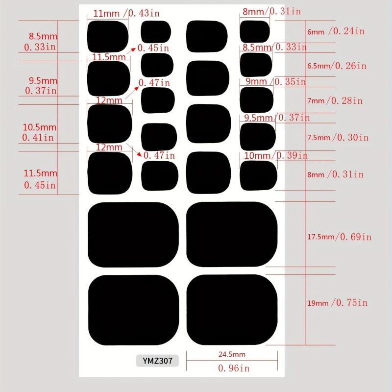 Leopard Print Nail Polish Stickers Full Nail Wraps For Women