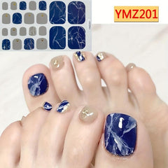 Leopard Print Nail Polish Stickers Full Nail Wraps For Women
