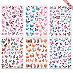3D Butterfly Nail Art Decals Sticker Nails Decoration
