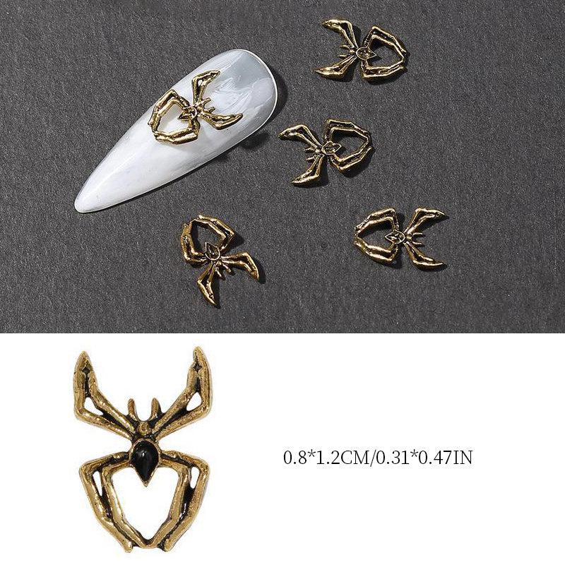 10pcs Halloween 3D Alloy Nail Art Charms for DIY or Salons