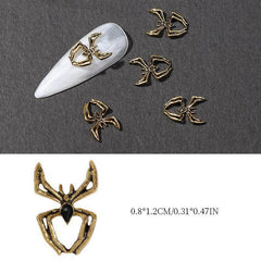 10pcs Halloween 3D Alloy Nail Art Charms for DIY or Salons