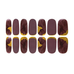 Glitter Nail Polish Stickers Self-Adhesive Nail Art 2 Sheets
