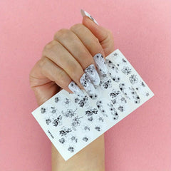 Waterproof Full Wraps Nail Polish Stickers Self Adhesive Nail Art Decal Strips