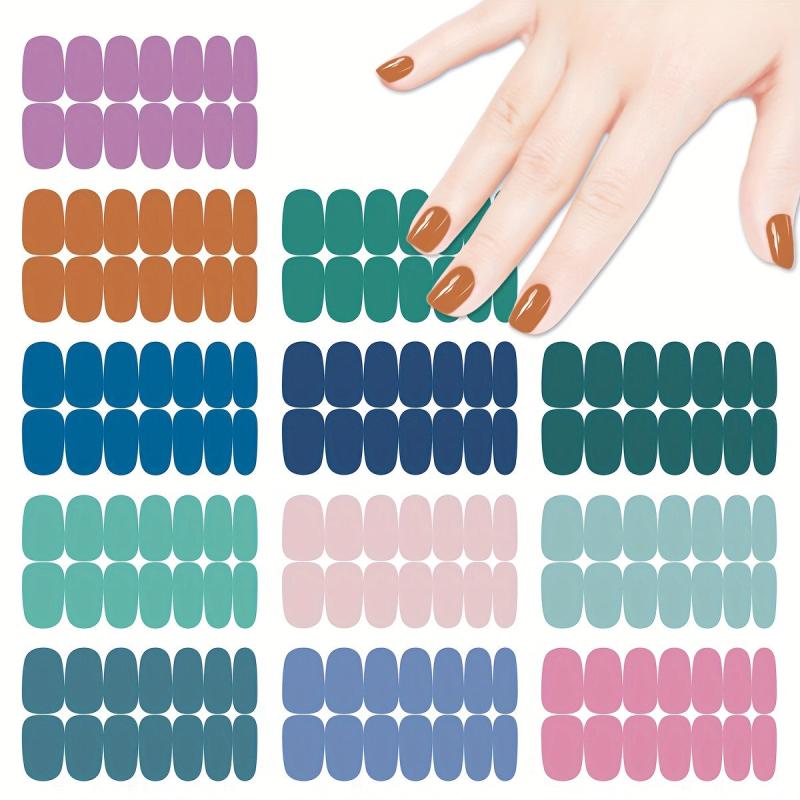 Retro Classic Nail Wraps for Women and Girls
