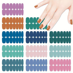 Retro Classic Nail Wraps for Women and Girls