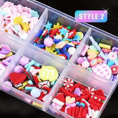 Resin Candy Nail Charms Halloween Mix