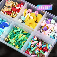 Resin Candy Nail Charms Halloween Mix