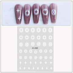 Nail Art Stickers Self Adhesive Decals - Perfect for DIY and Salon Use