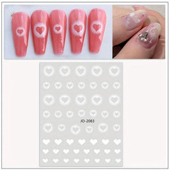 Nail Art Stickers Self Adhesive Decals - Perfect for DIY and Salon Use