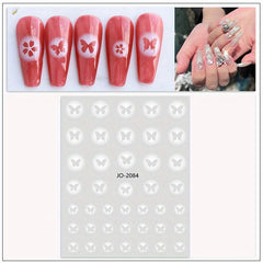 Nail Art Stickers Self Adhesive Decals - Perfect for DIY and Salon Use