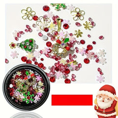 Alloy Santa Claus Snowflake Christmas Nail Art Charms