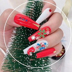Alloy Santa Claus Snowflake Christmas Nail Art Charms