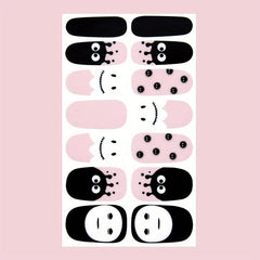 Halloween Nail Polish Strips Pumpkin Skull Ghost Nail Decals for Women