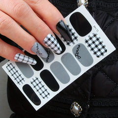 Colorful Full Wraps Nail Polish Stickers Self Adhesive Nail Art Decal Strips