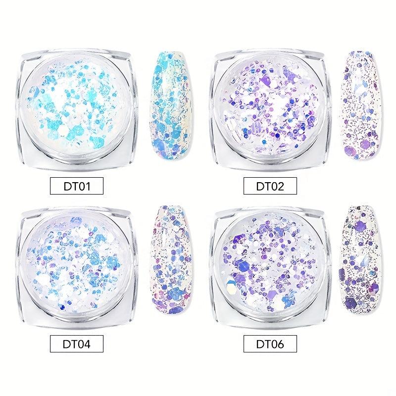Mermaid Nail Art Glitter Sequins Chunky for DIY Body Face Eye Hair