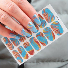 Full Cover Self Adhesive Nail Stickers Nail Decoration