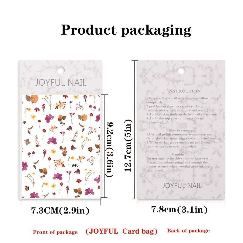 Butterfly Nail Sticker Self Adhesive Laser Stickers For Nail Art