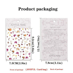 Butterfly Nail Sticker Self Adhesive Laser Stickers For Nail Art
