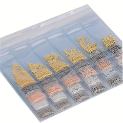 3D Metal Balls Nail Adornment Crystal Bead Glitter Decoration