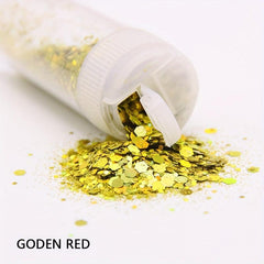 Holographic Hexagon Nail Glitter Flakes for DIY Makeup and Shoesmaking
