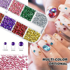 Crystal Rhinestones for DIY Nail Art Glass Gemstones Women Girls