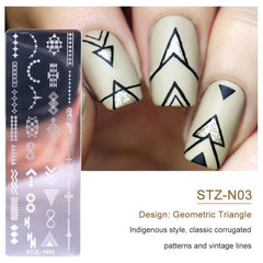 Nail Art Stamping Plates Stainless Steel Image Plates