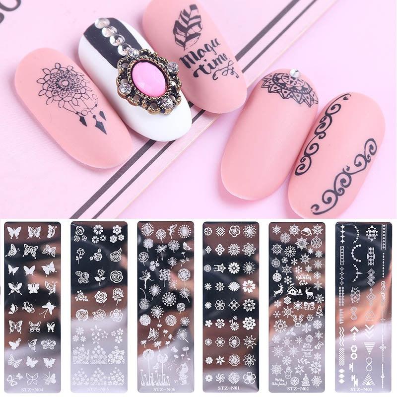 Nail Art Stamping Plates Stainless Steel Image Plates