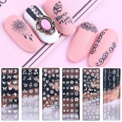 Nail Art Stamping Plates Stainless Steel Image Plates