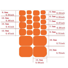Waterproof Toenail Stickers Full Wraps
