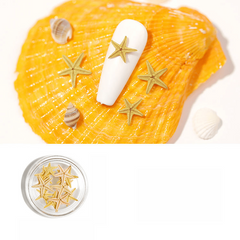 Metal Starfish Nail Charms for DIY Manicures
