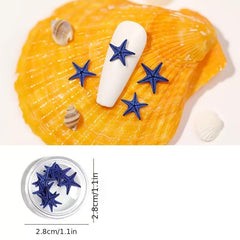 Metal Starfish Nail Charms for DIY Manicures