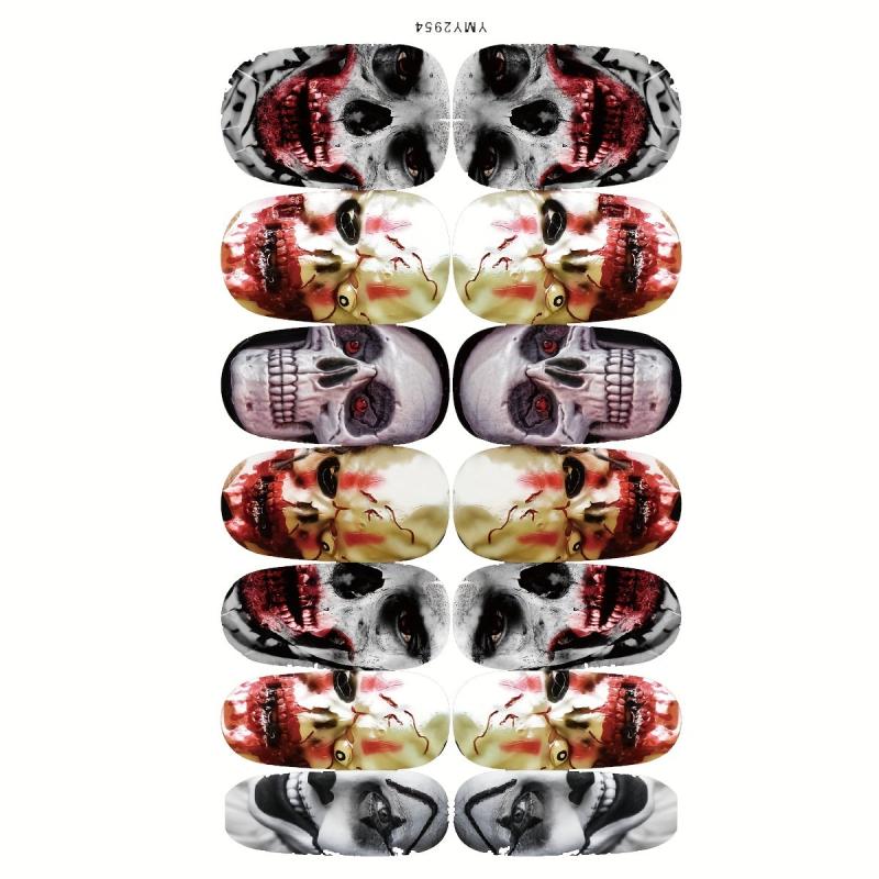 Halloween Nail Art Stickers Self Adhesive Full Wraps for DIY or Salon