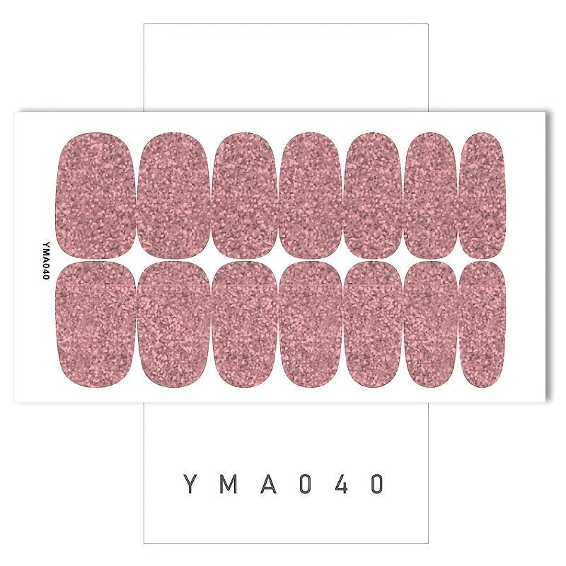 10 Pcs Nail Art Stickers Self Adhesive DIY Nail Decals for Manicure