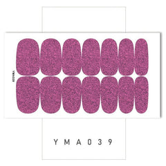 10 Pcs Nail Art Stickers Self Adhesive DIY Nail Decals for Manicure
