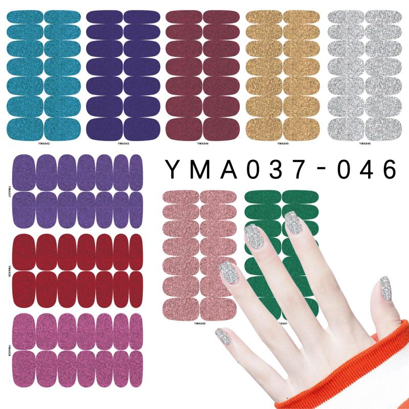 10 Pcs Nail Art Stickers Self Adhesive DIY Nail Decals for Manicure