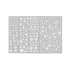 Heart Star Flower Nail Art Stickers Self Adhesive Decals