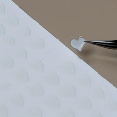 Heart Nail Art Stickers Decals 3D Self Adhesive Luminous Nails