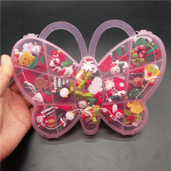 Nail Decor Cat Box Mix Christmas Element Charms Accessories