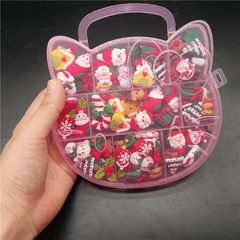 Nail Decor Cat Box Mix Christmas Element Charms Accessories