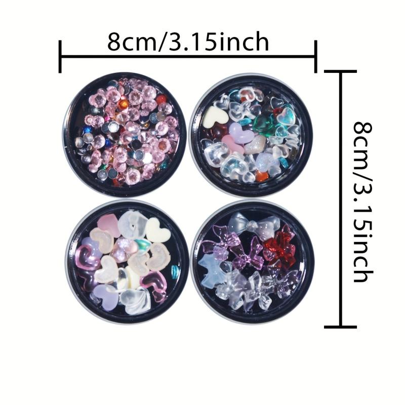 Nail Art Charms Pearls Heart Bow Bear Accessories
